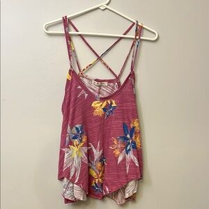 We The Free Pink Asymmetrical Camisole